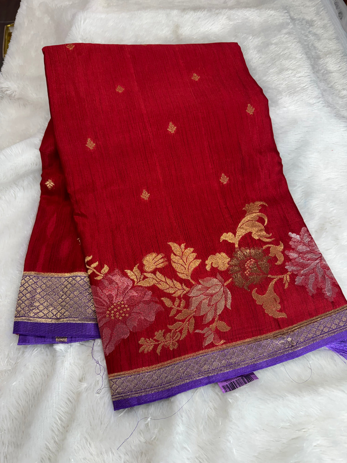 Handloom Matka silk sarees-SR1313