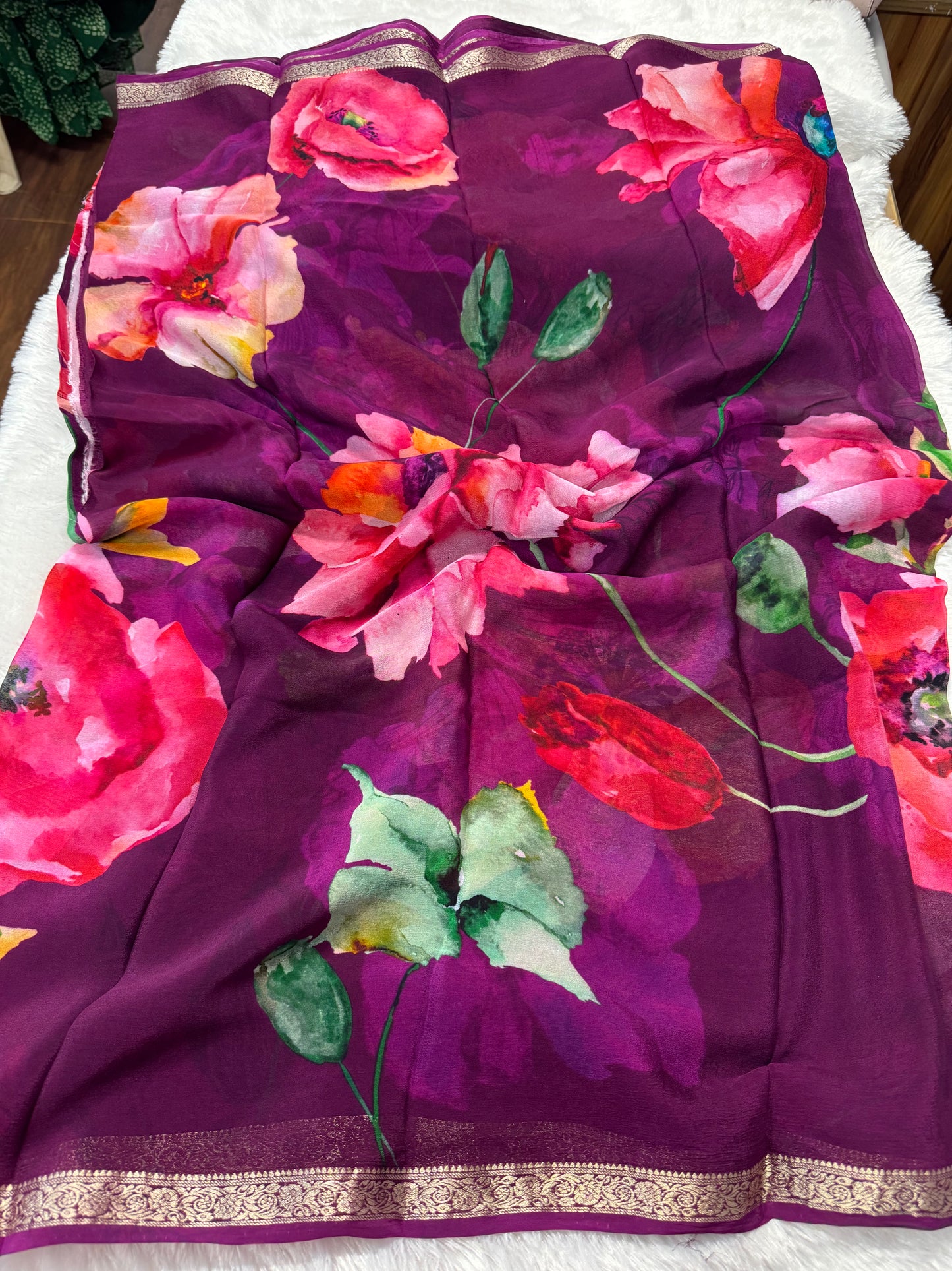 Pure chinnon digital print-SR1211G