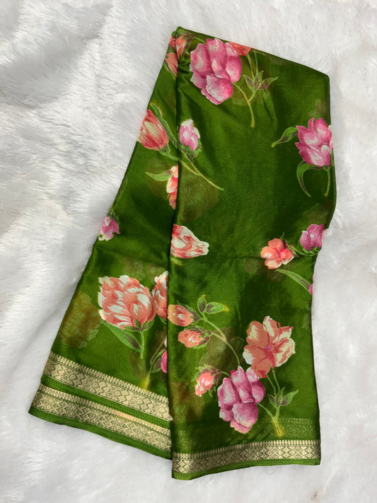 Chinnon digital print saree-Sr1210K
