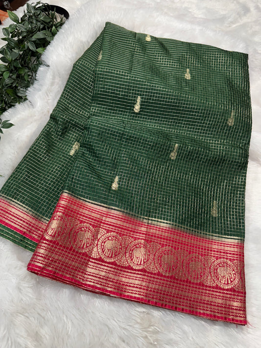 Vintage checks Mysore Georget-SR1174I