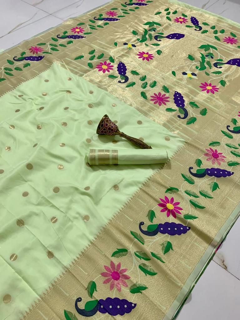 Paithani pattu saree-SRP106A