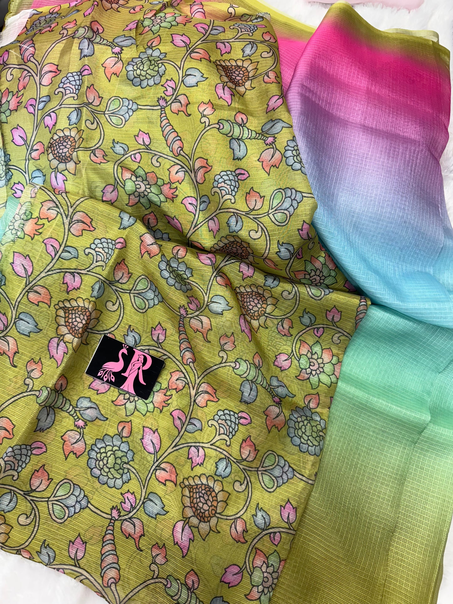 Pure silk Kota ombré saree-SRS030C