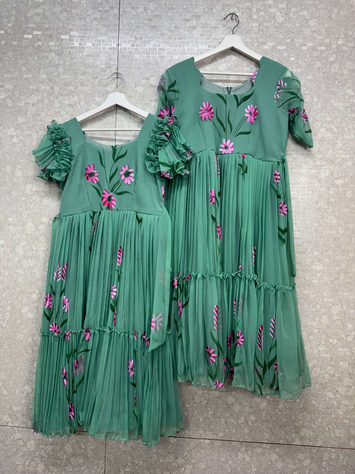 Georget Handpainted frock -SRF1072I