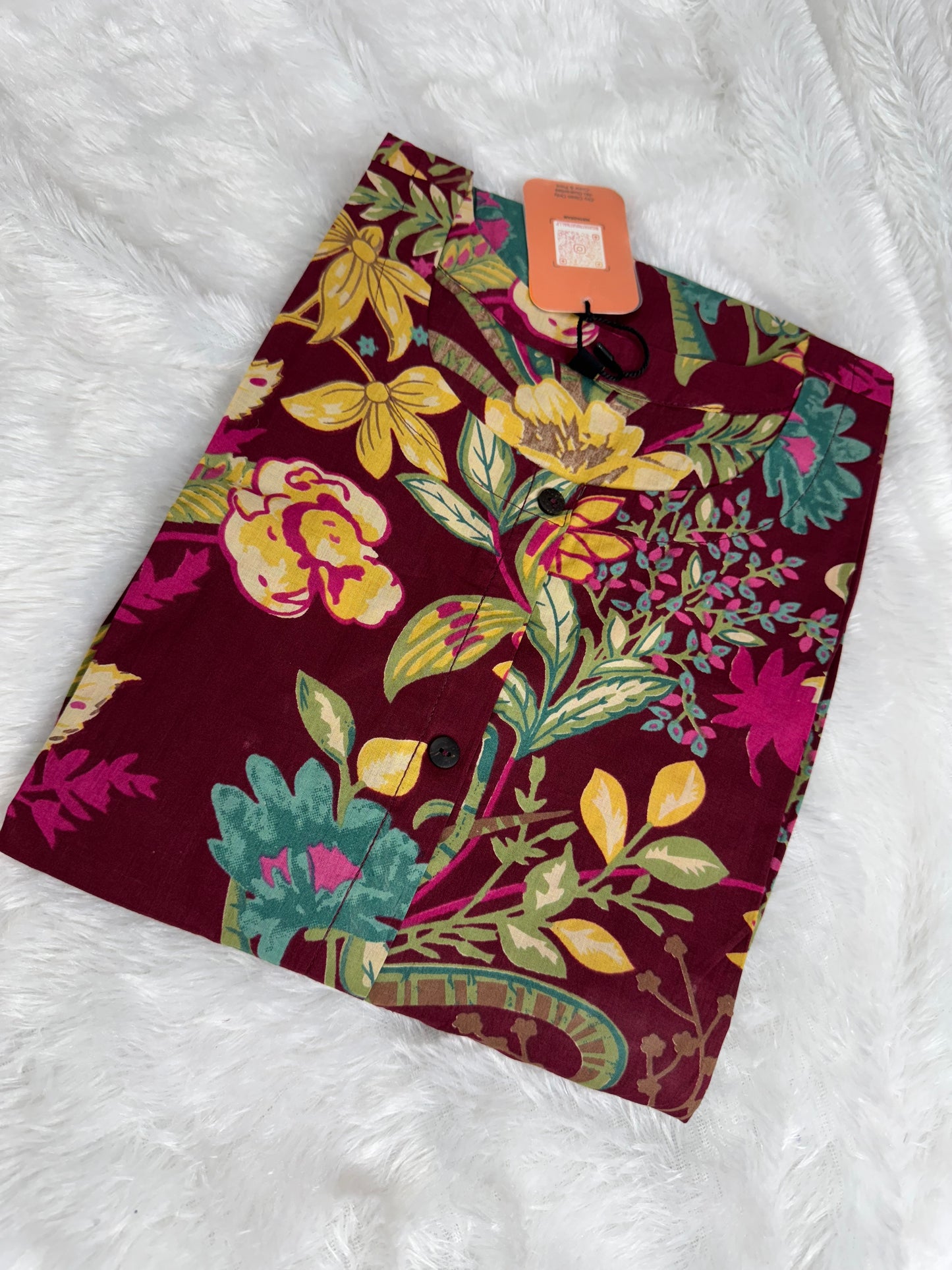 Jaipur cotton printed frock -SRS042F