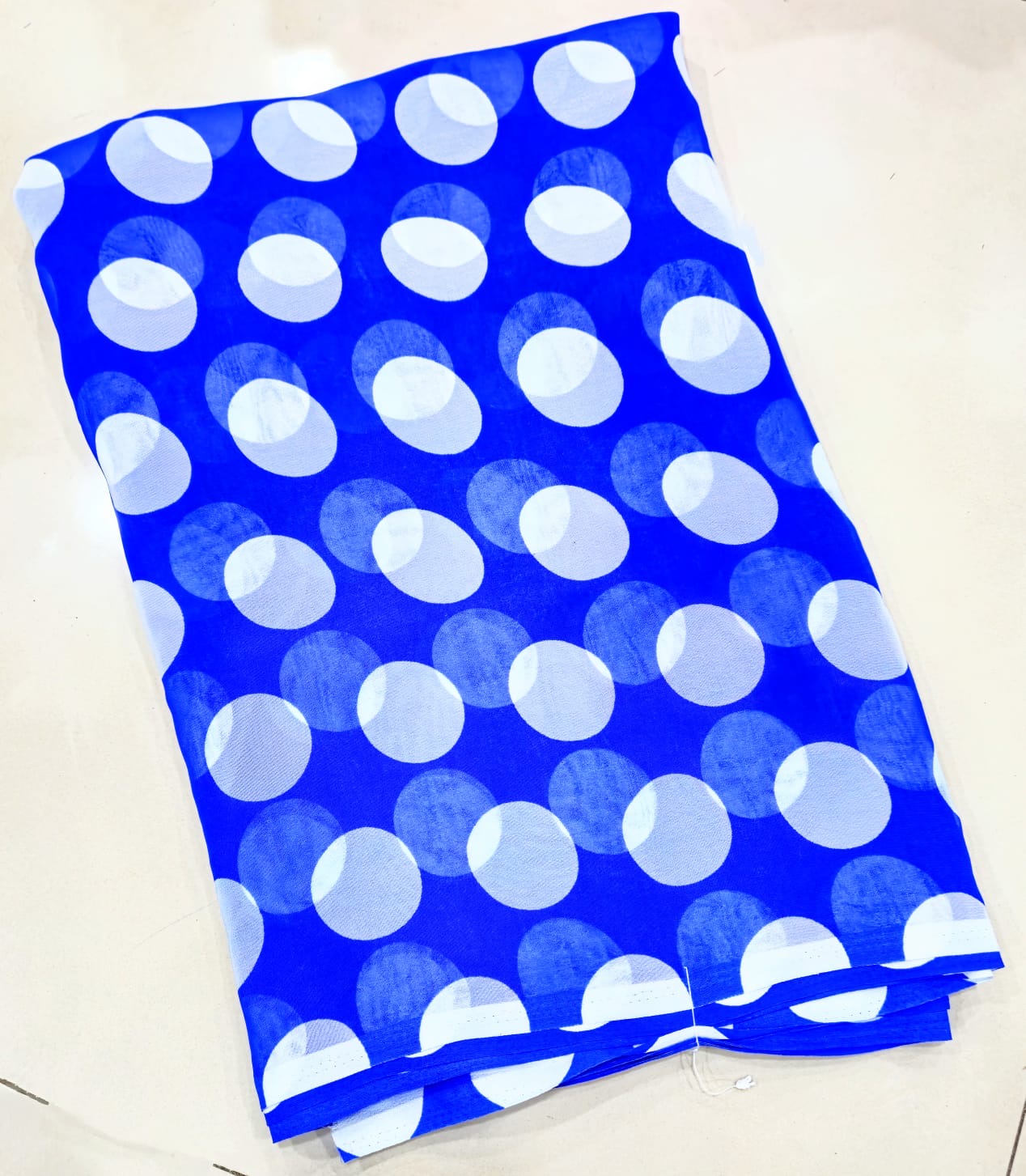 Georget polka dots saree-SR1221K