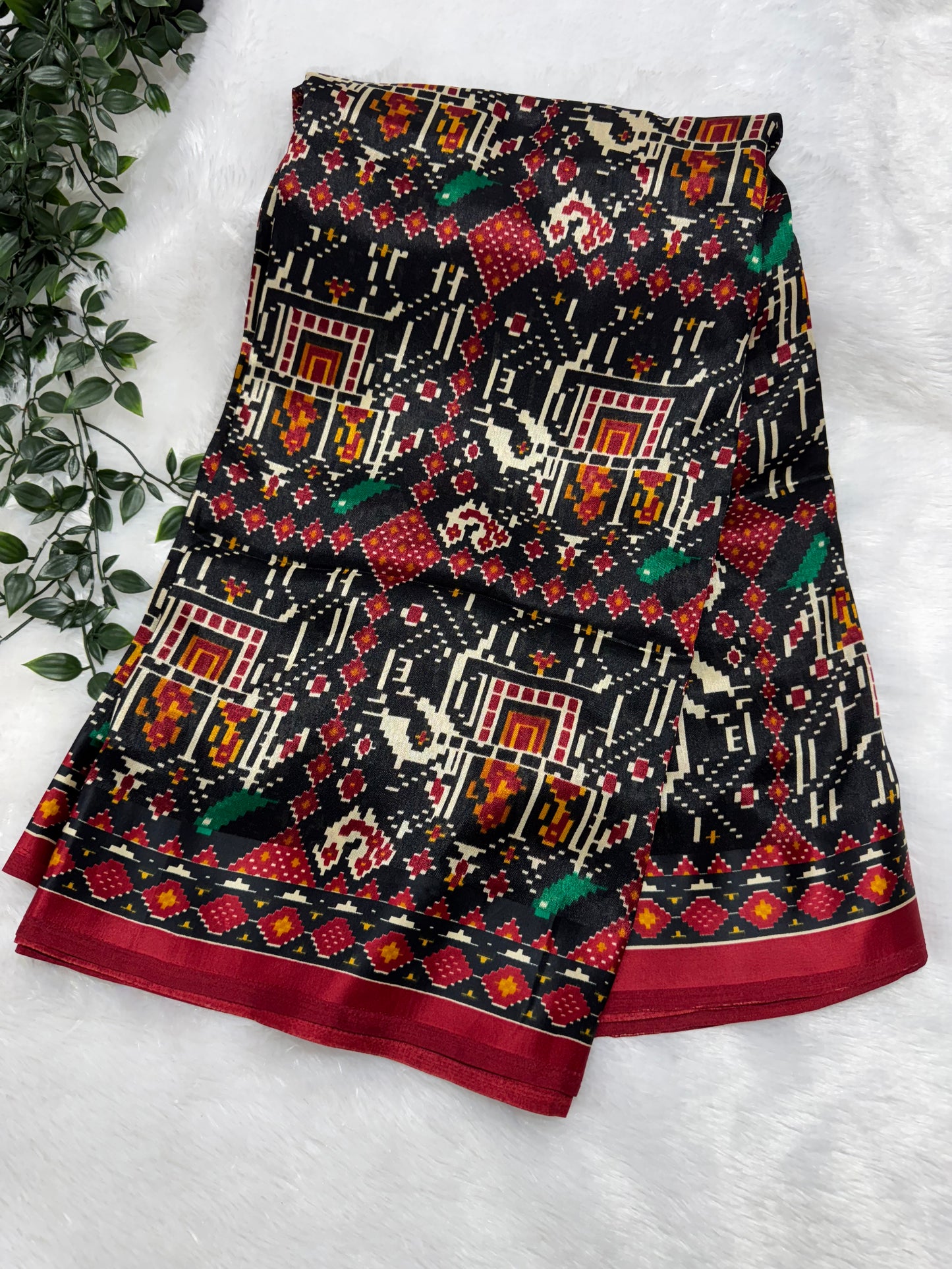 Chinor silk Patola saree-SR1138