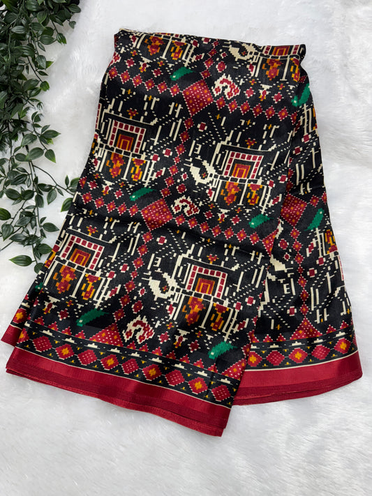 Chinor silk Patola saree-SR1138