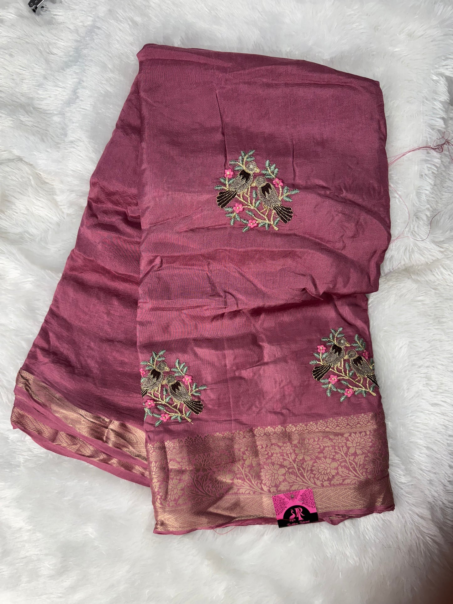 Russian silk saree-SR1129F