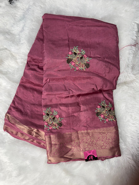 Russian silk saree-SR1129F