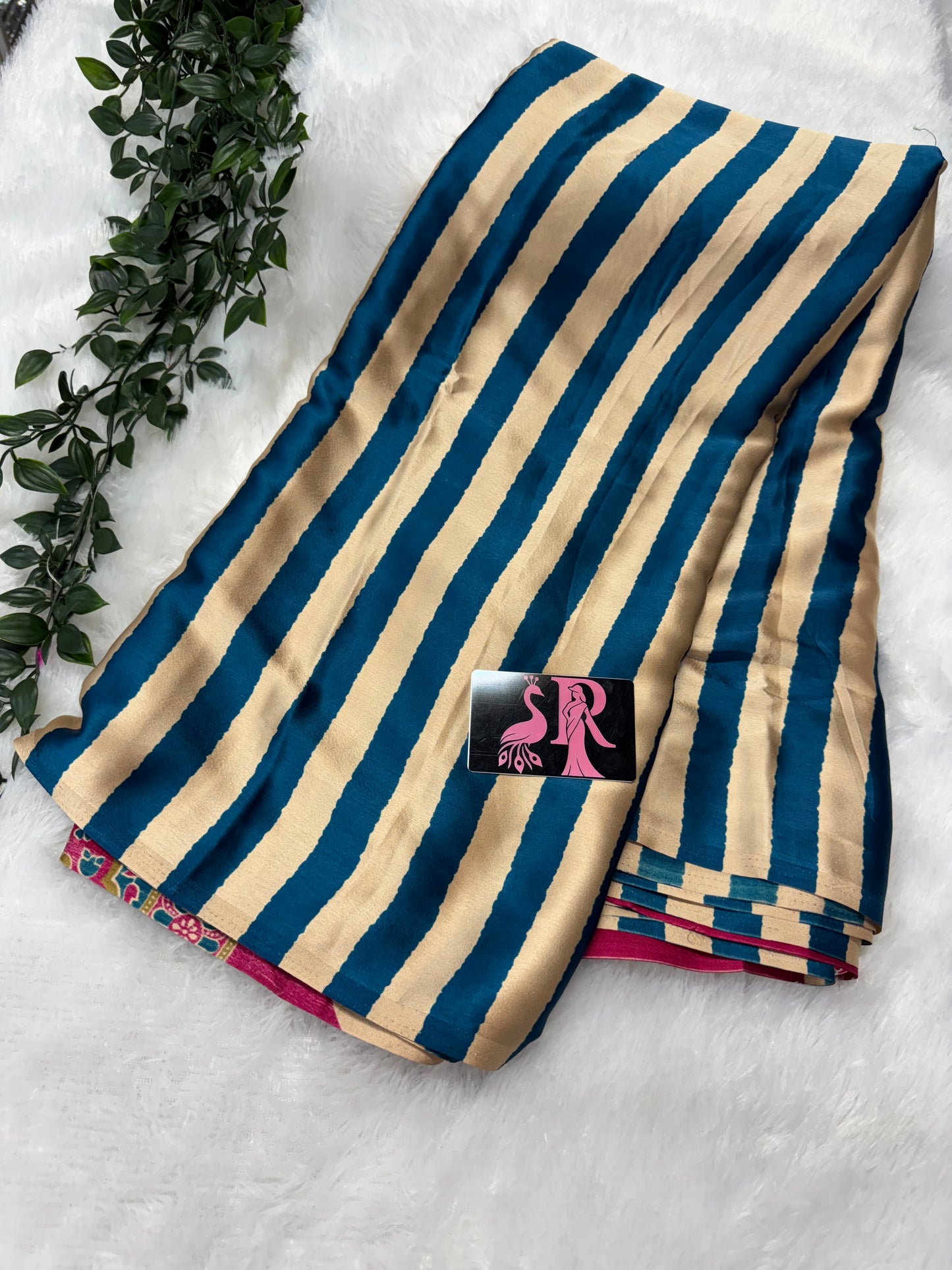 Ajrakh saree-SR1059A