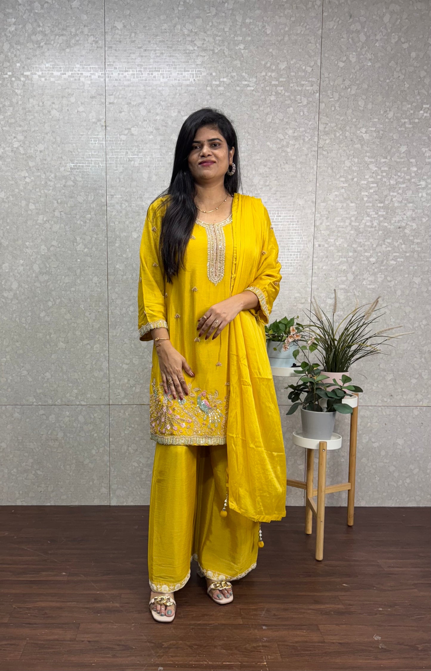 Chinnon silk dress-SRS017