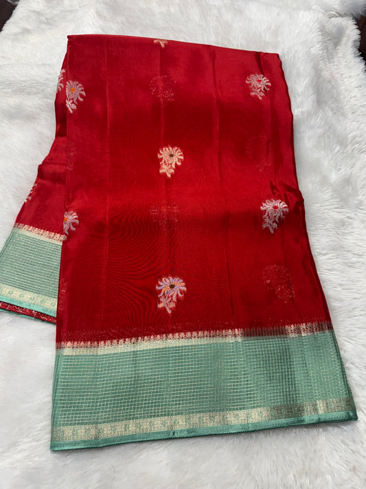 Russian silk saree-SR1246