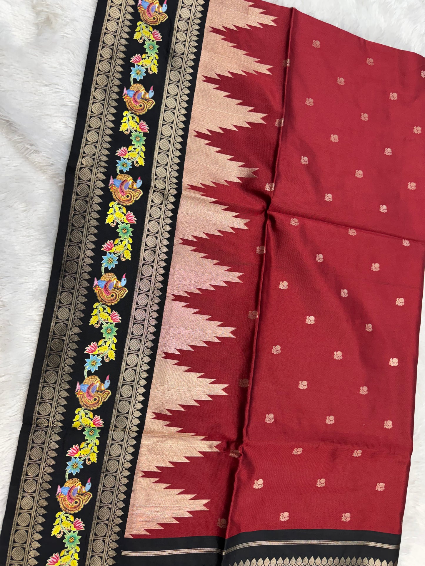 Fancy pattu Tanjore borders -SR1202B