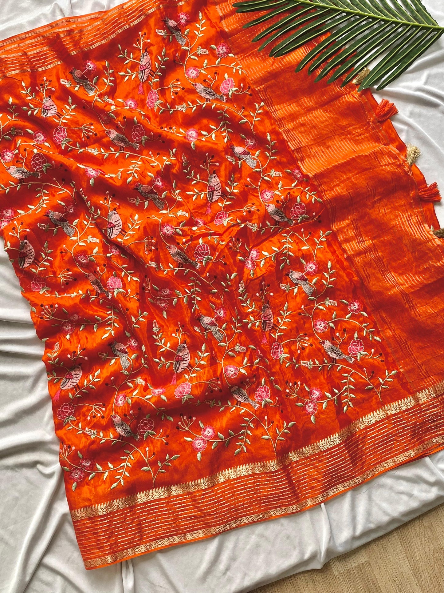 H.O silk saree-SR1063A