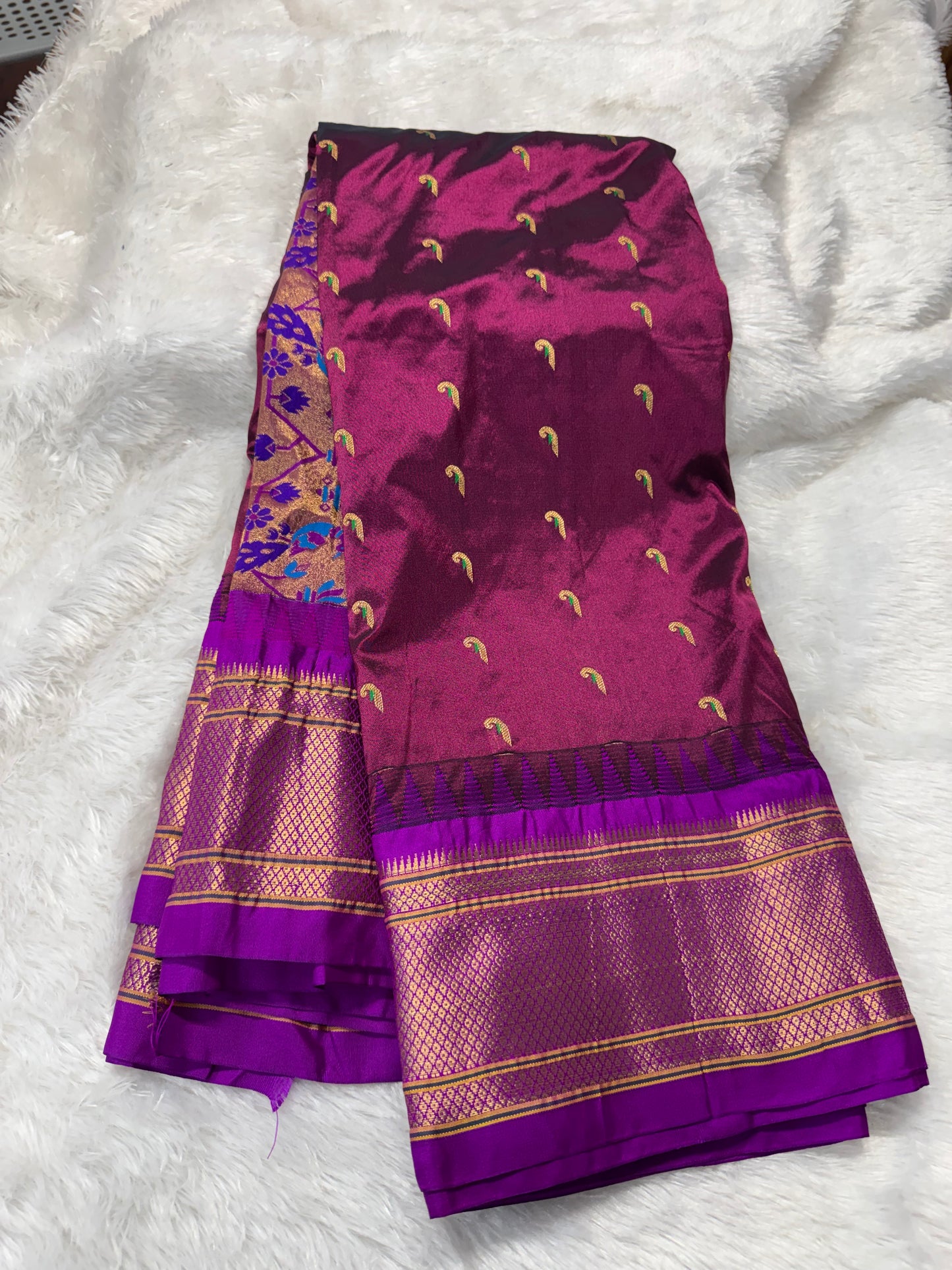 Narayanpet pattu paithani saree-SR1250B