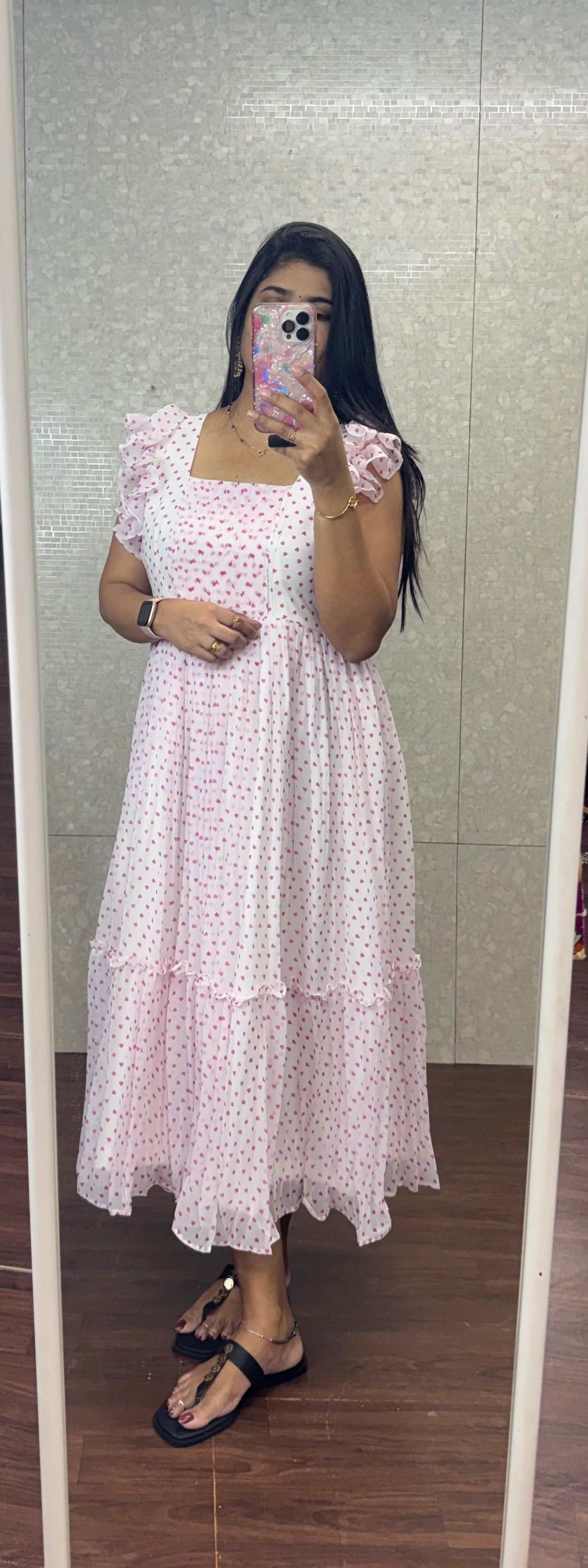 Little hearts frock -SRF1053B