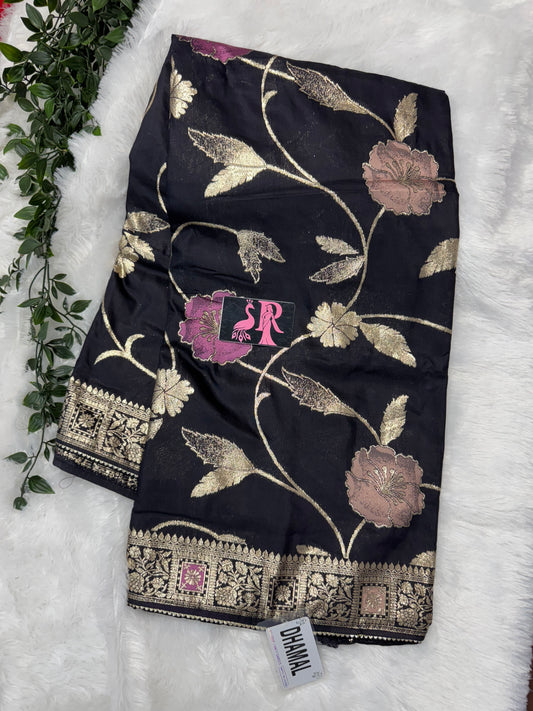 Soft mushru fancy saree-SR1093D