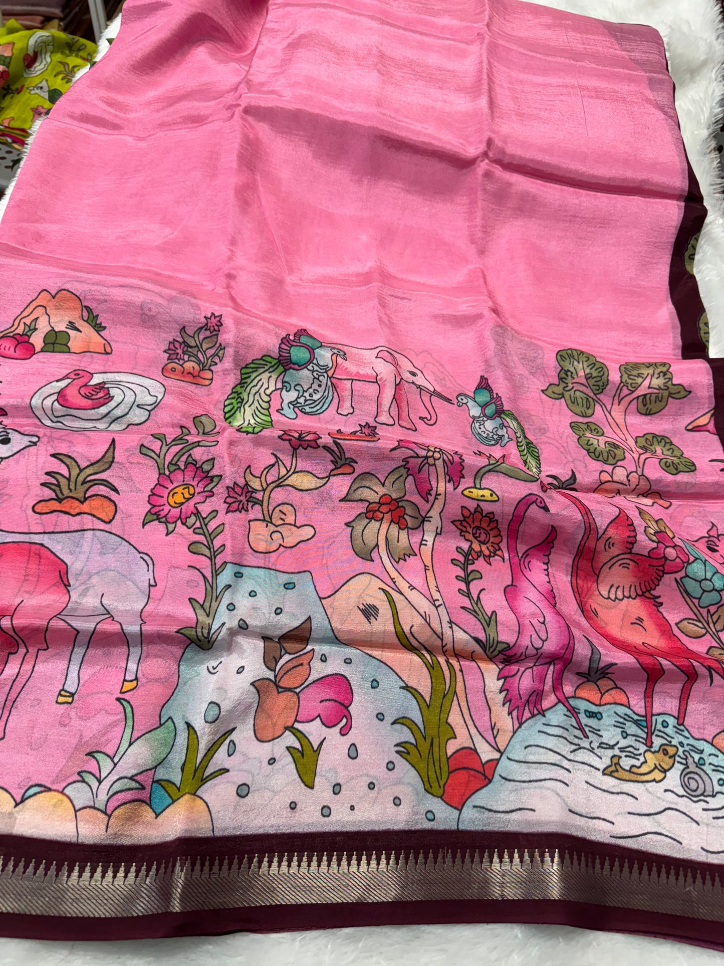 Mangalagiri pattu Kalamkari-SR1102C