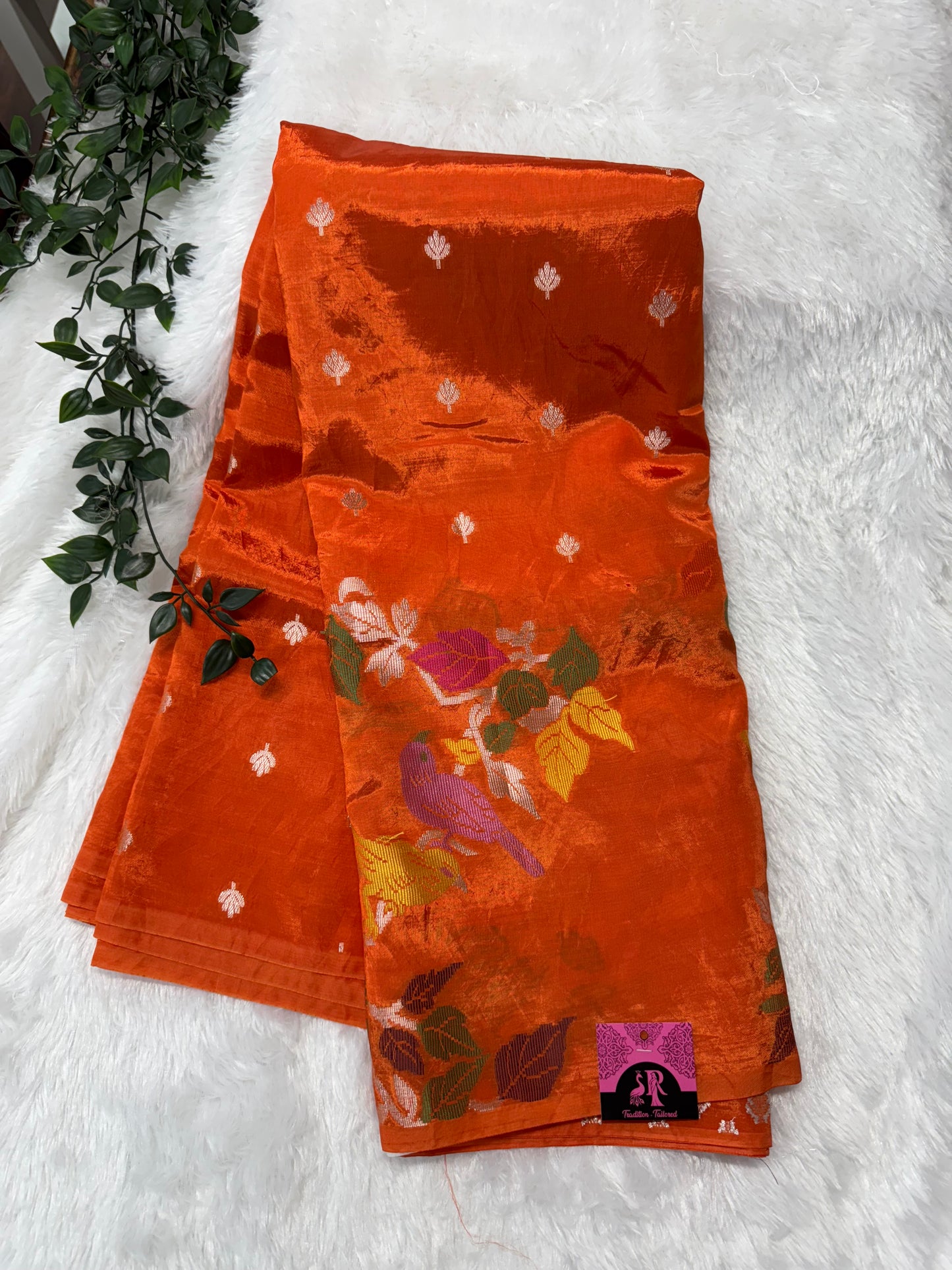 Paper silk saree-SR1115B