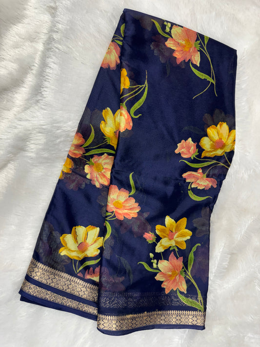 Chinnon digital print saree-SR1210c