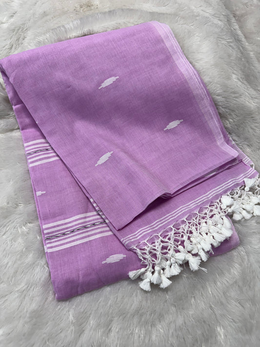 Pure Mulcotton Jamdhani saree-SR1216N