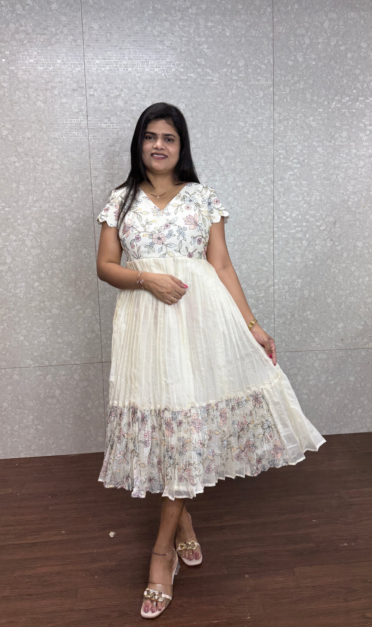 Kota Embroidery Frock