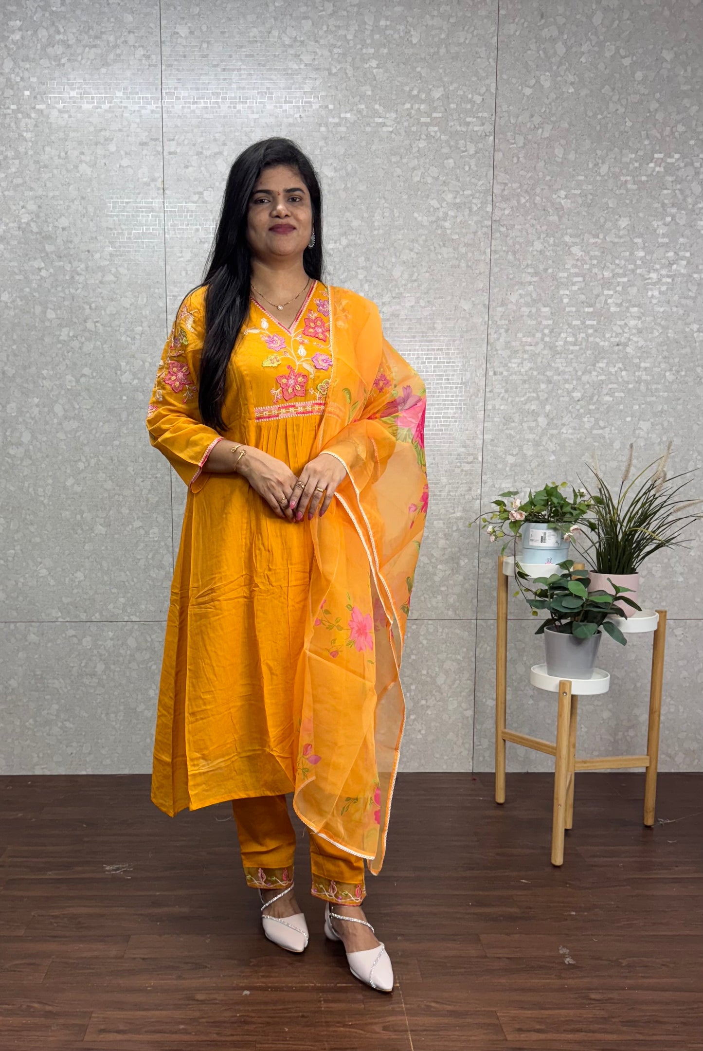 Pure mulchanderi suits-SRM005