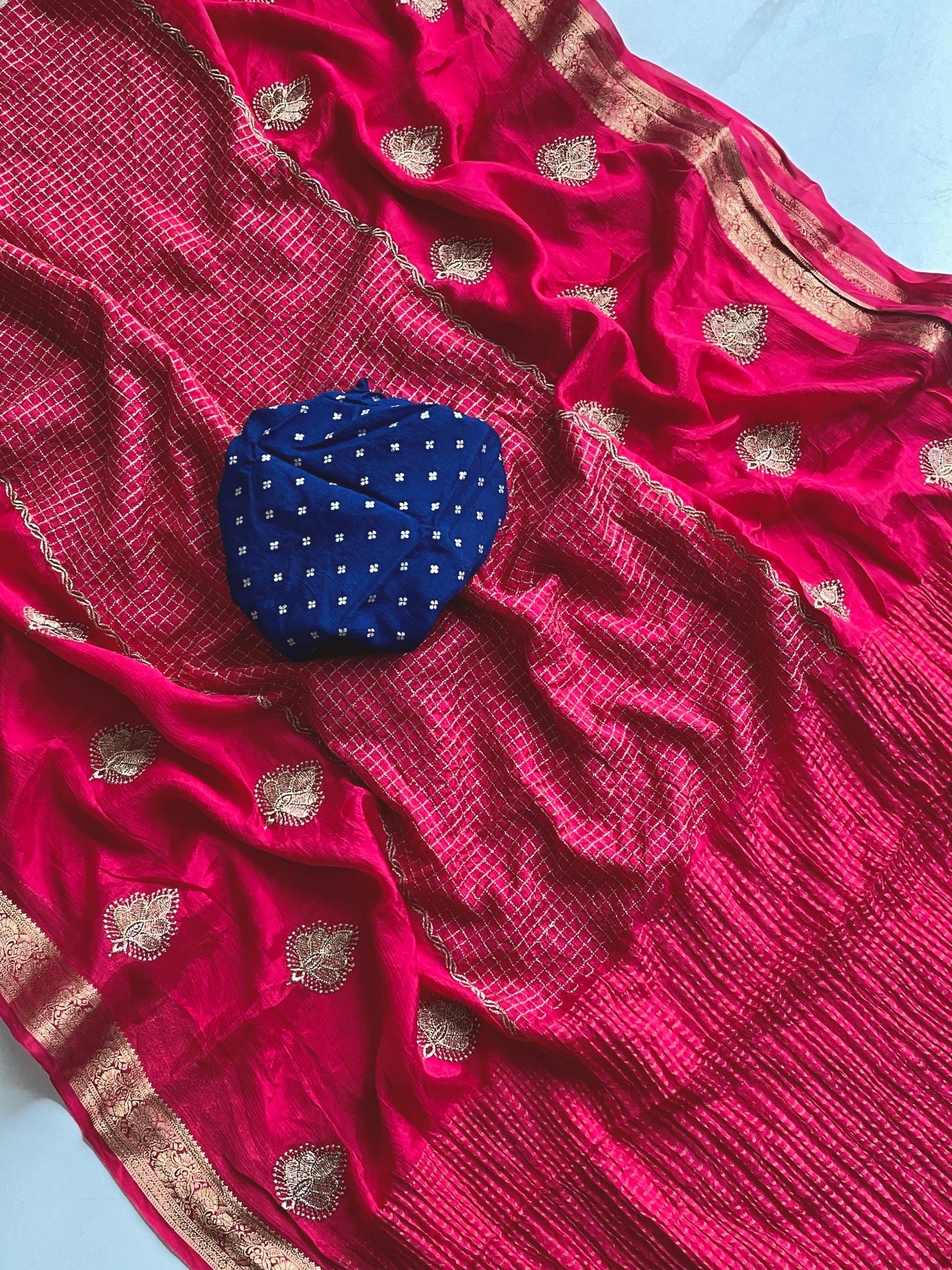 Pure Chinnon chiffon saree-SR1055E