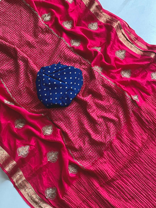 Pure Chinnon chiffon saree-SR1055E