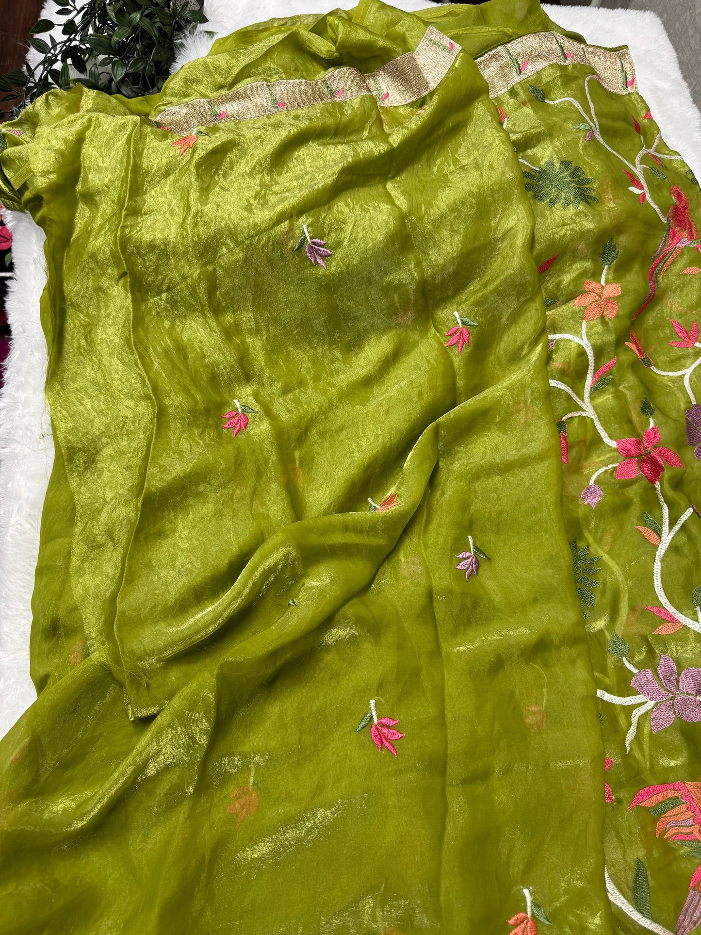 Space silk saree-SR1018D