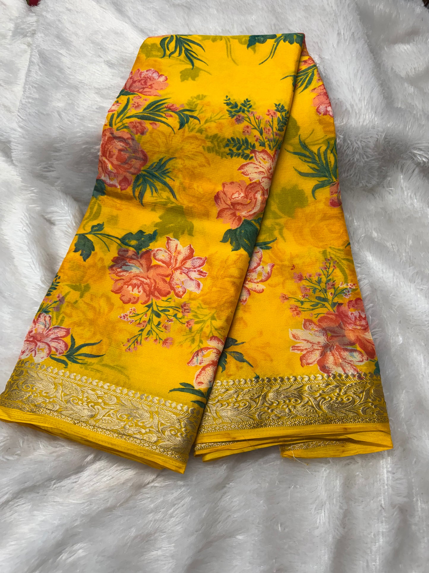 Chinnon floral saree-SR1229W