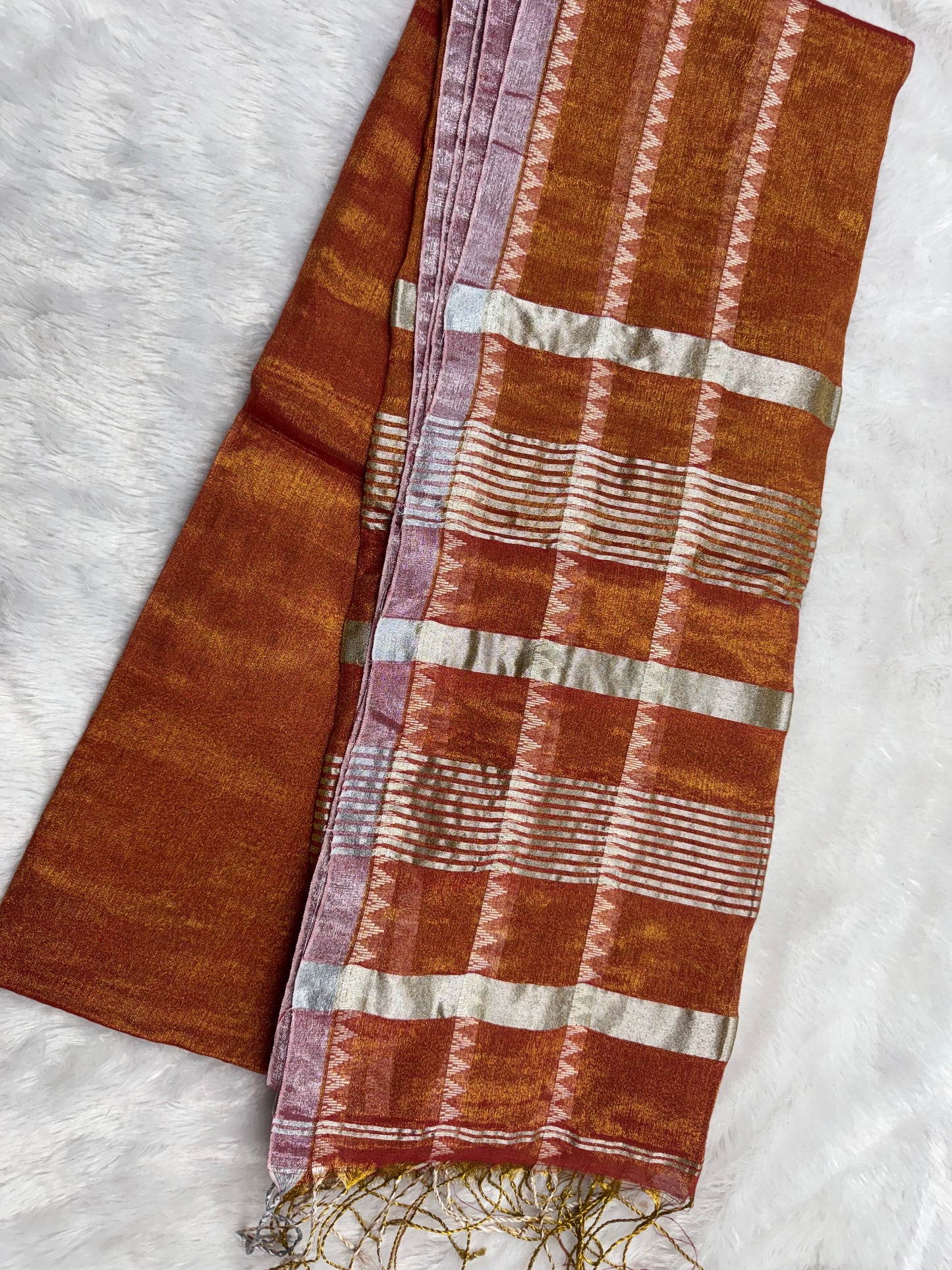 Linen tissue saree-SR1205H
