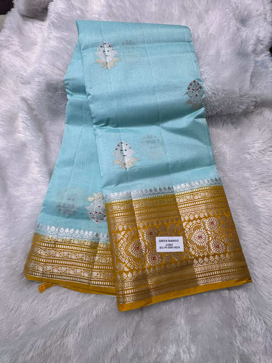 Green Mango saree-SR1284B