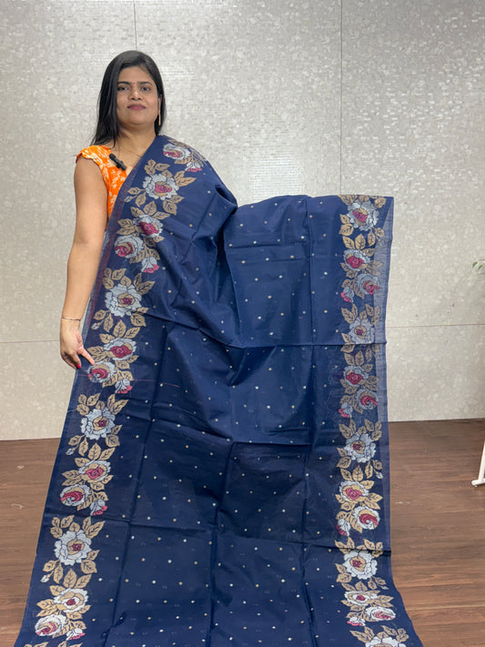 Linen Silk Saree-SR1002B