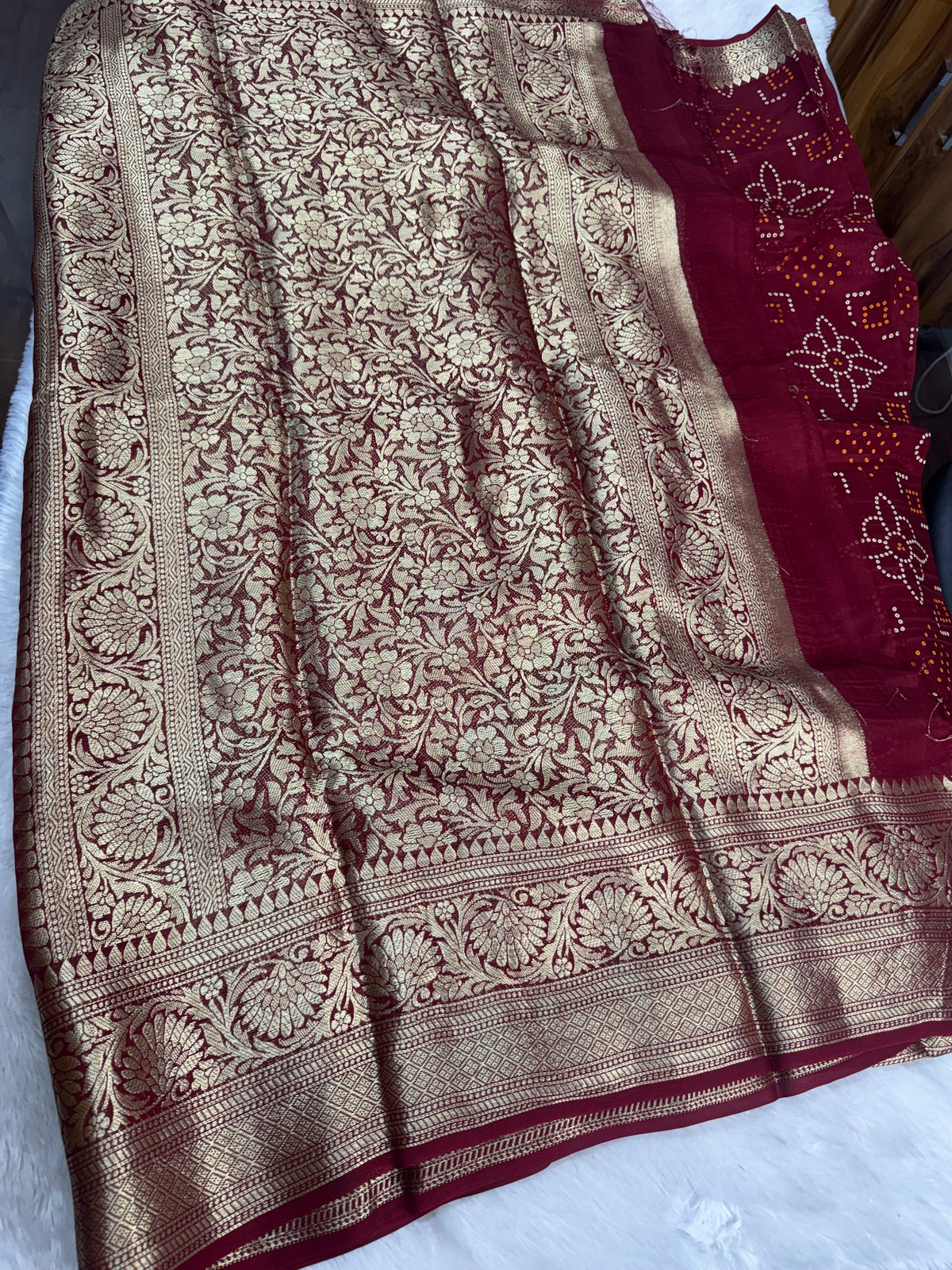 Kanchi Bandhini saree-SR1323C