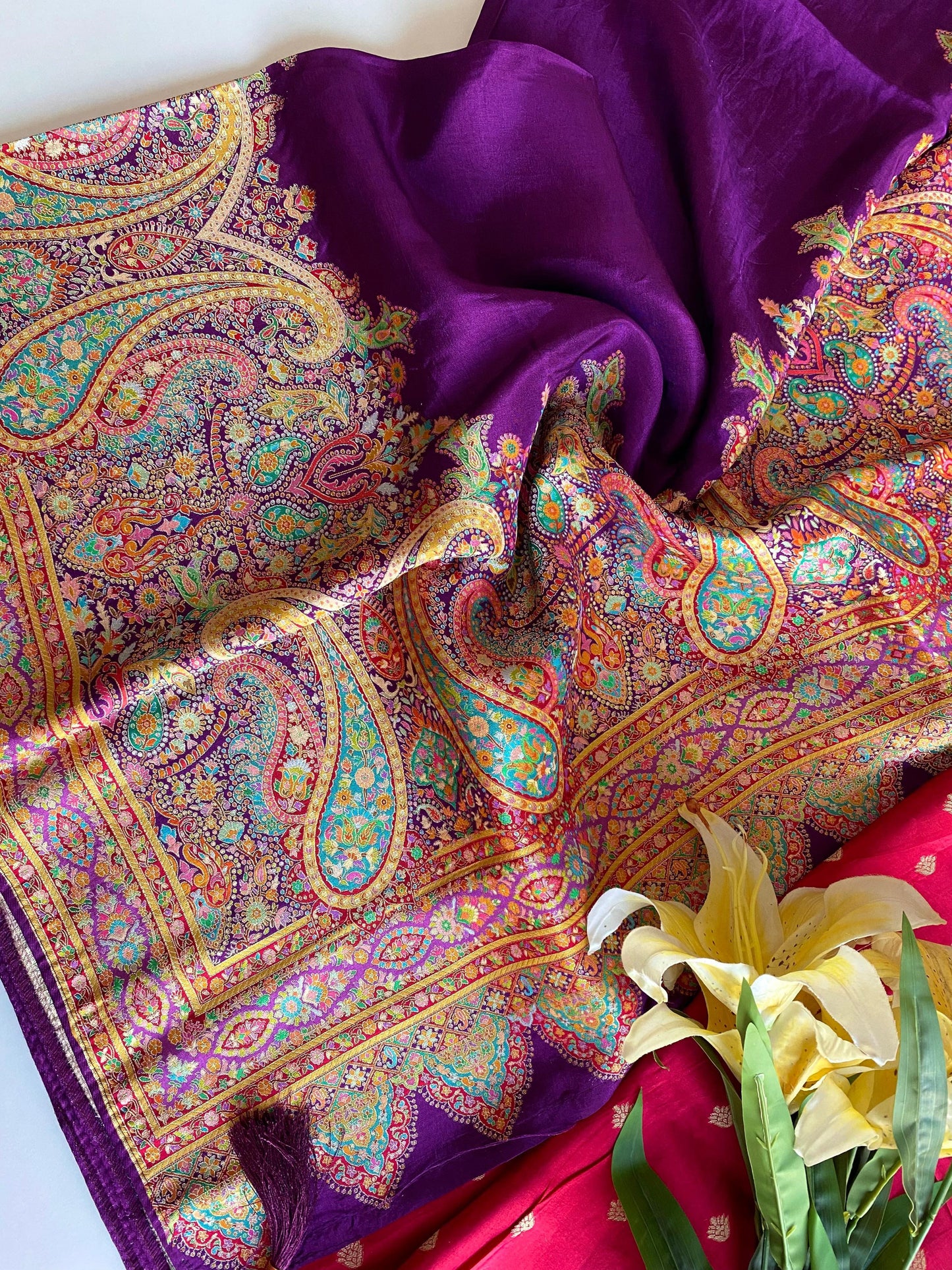 Pashmina saree-SR1071F