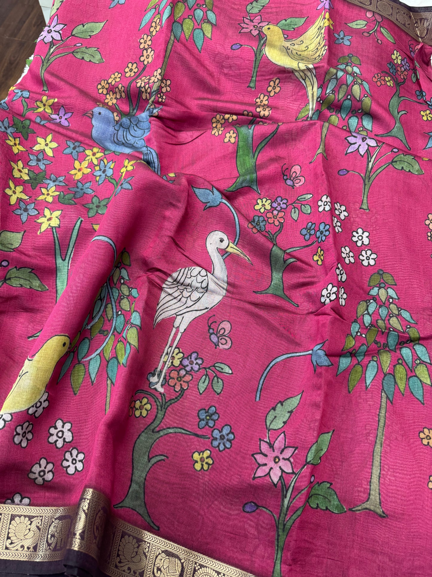 Viscose mushru silk saree-SR1109F