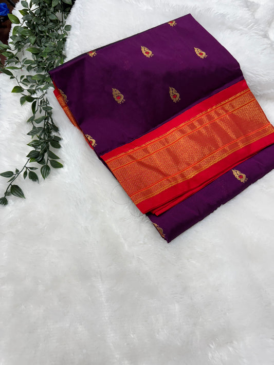 Narayanpet pattu saree-SR1029B