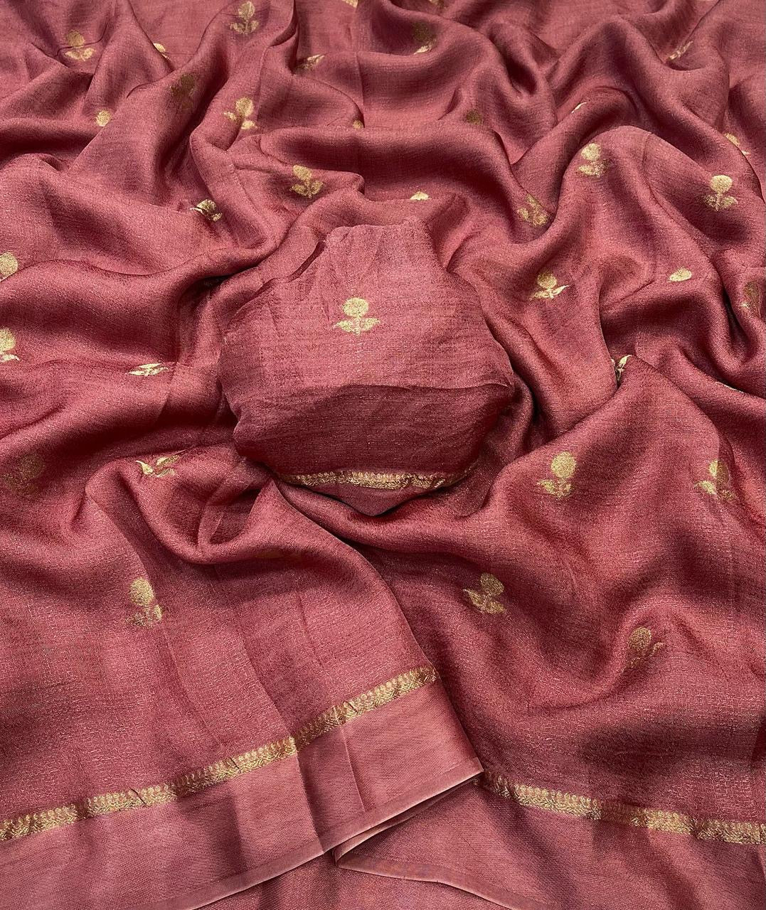 Viscose Khaddi Georget saree-SR1034B