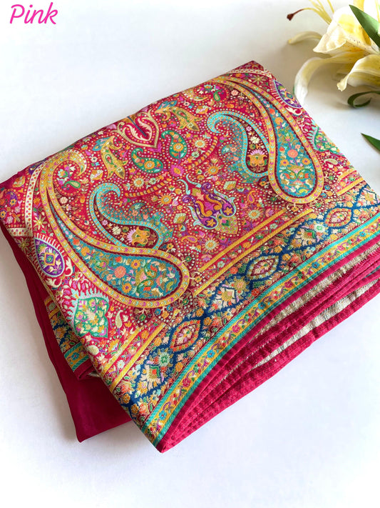 Pashmina saree-SR1071B