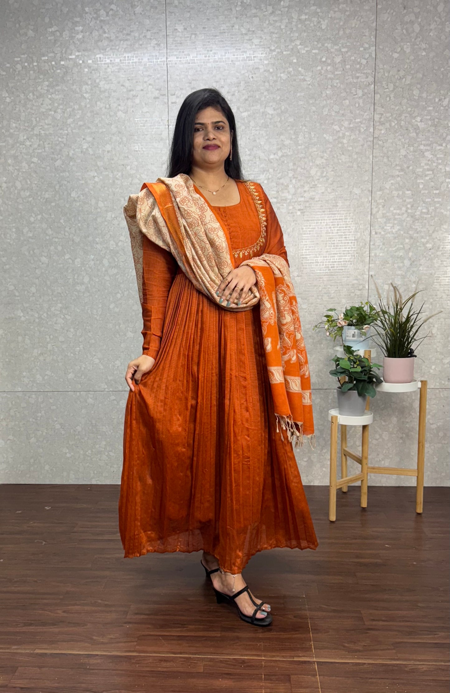 Mangalagiri pattu Anarkali-SRA012A