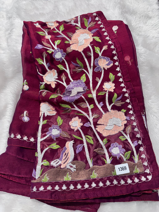 Fancy Georget Saree-SR1266C