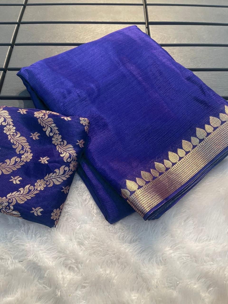Viscose Georget  Saree-SR1048E