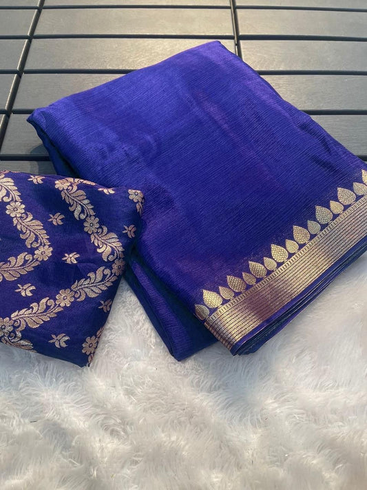 Viscose Georget  Saree-SR1048E