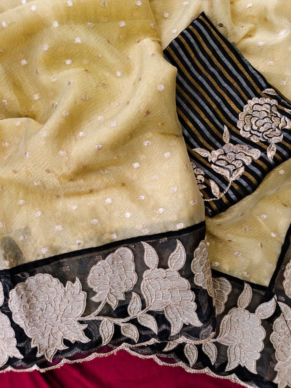 Zari Tissue saree-SR1258