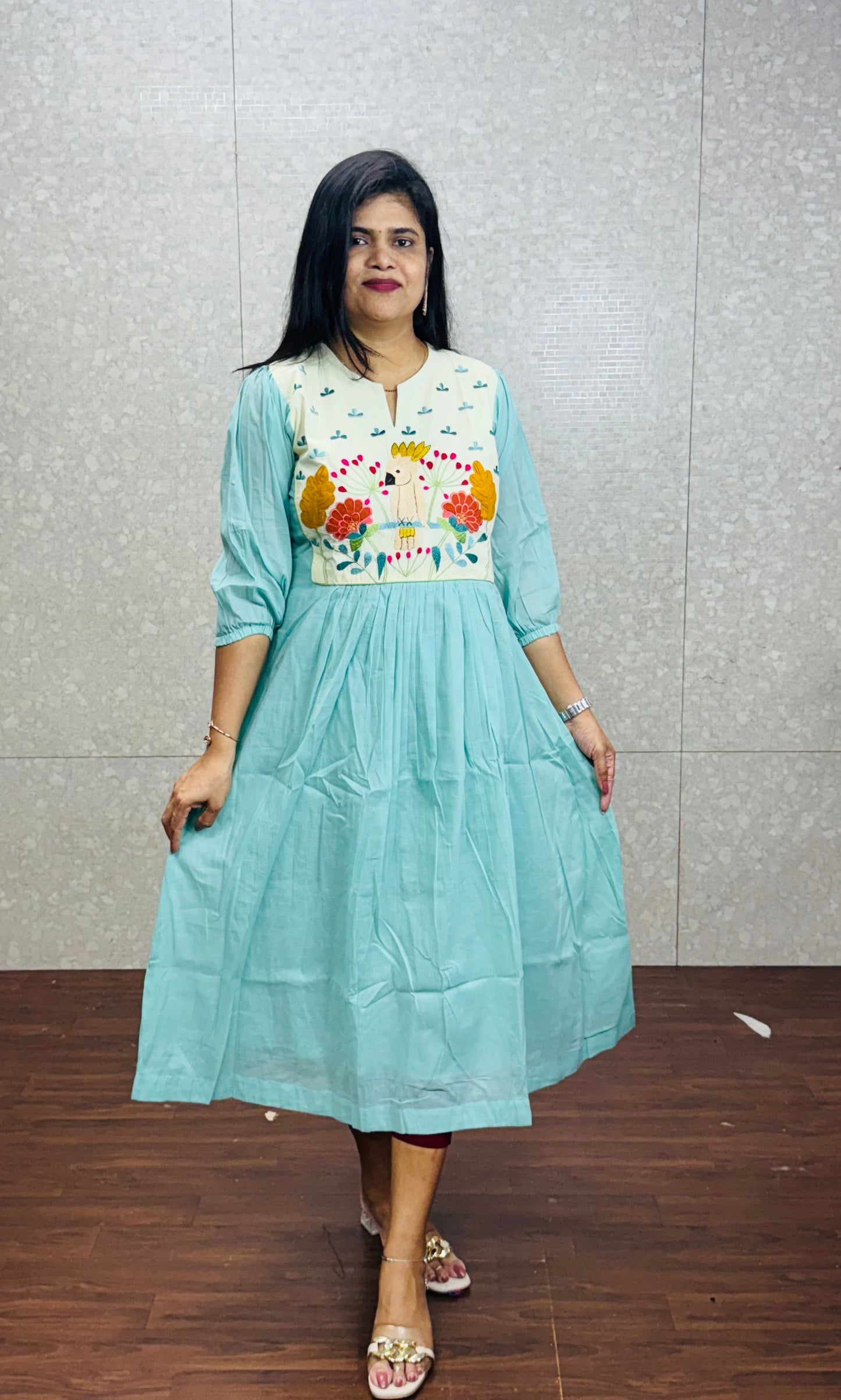Pure mulmul cotton frocks -SRF2003A