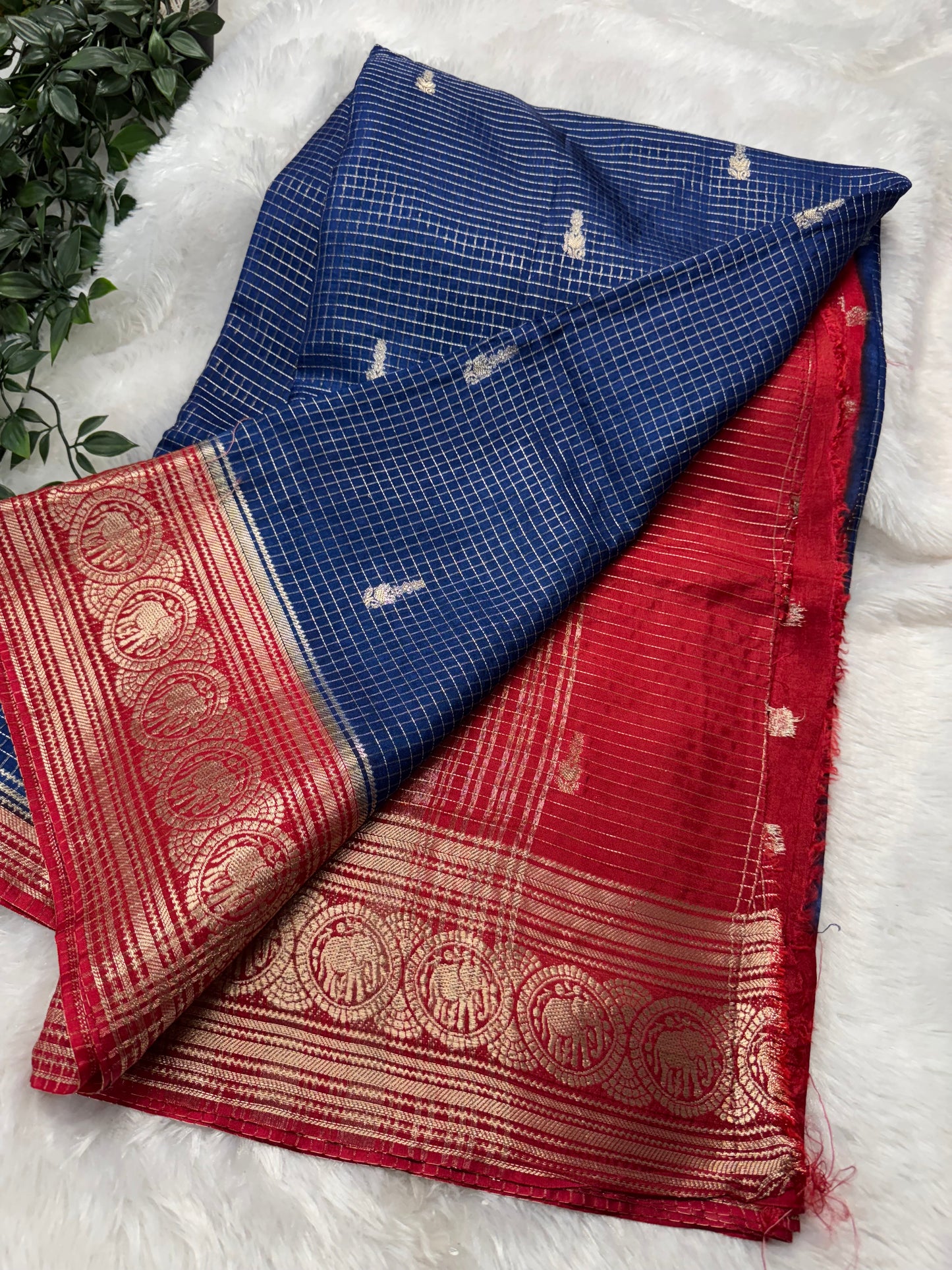 Vintage checks Mysore Georget-SR1174B