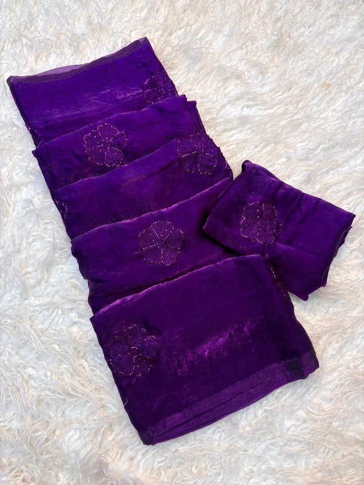 Space silk sarees-SR1307
