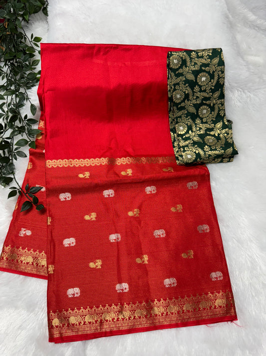 Kanjivaram Dola silk saree-SR1028F