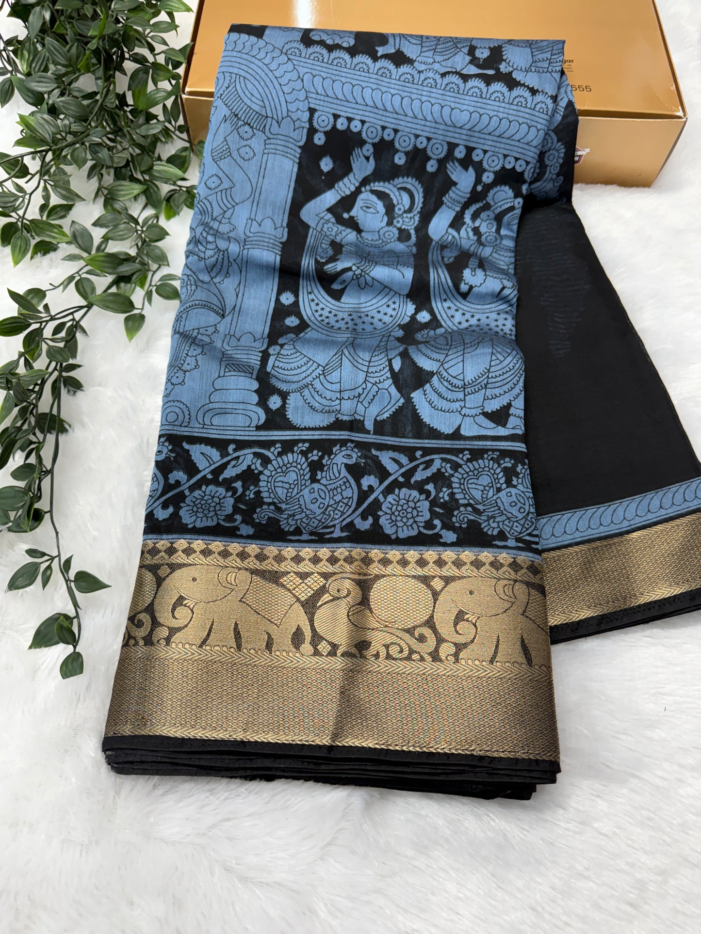 Chanderi Saree-SR1014D